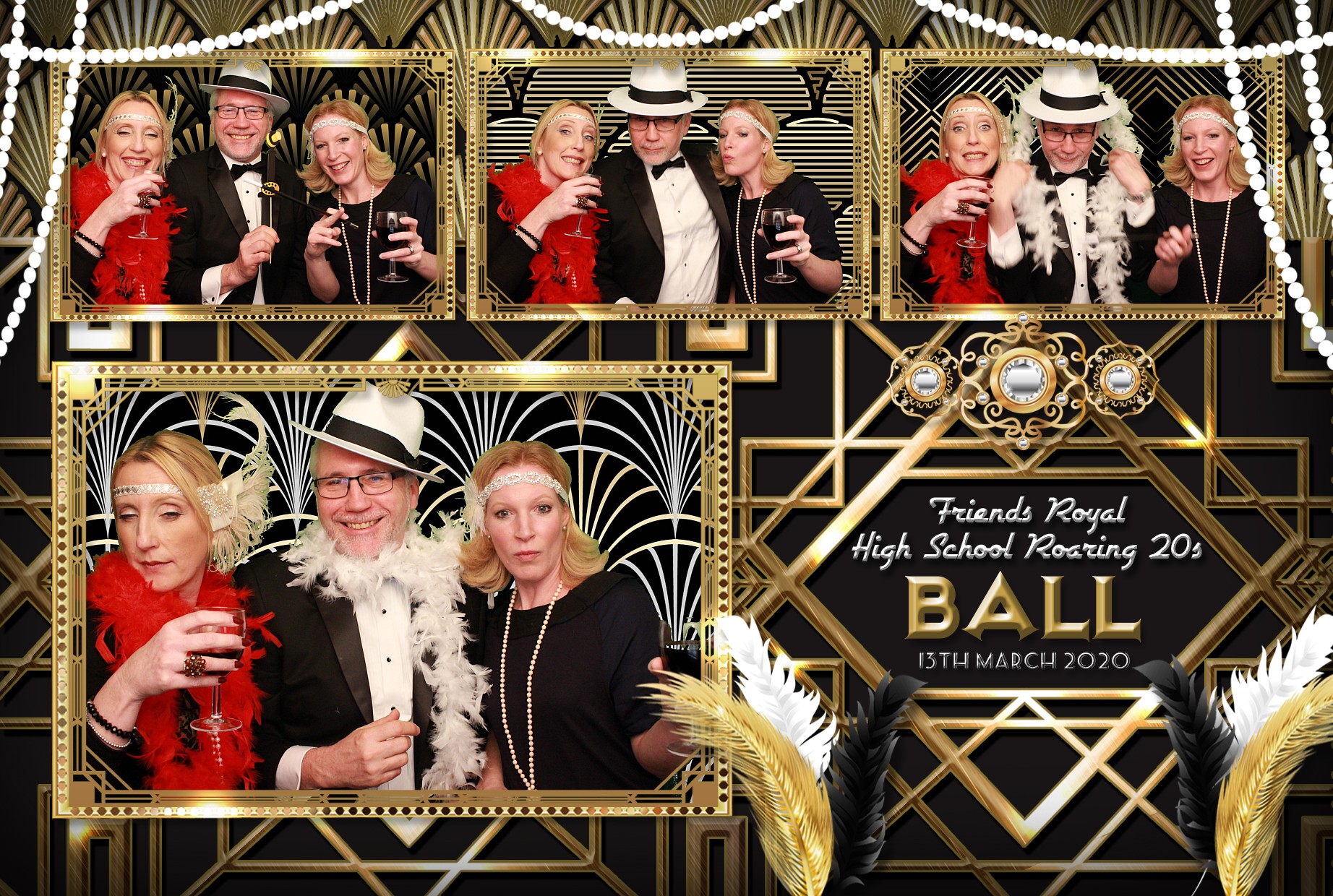 Friends Royal High School Roaring 20s Ball | View more photos from the event at gallery.myphotoboothexperience.co.uk/u/MyPhotoBoothExperienceLtd/Friends-Royal-High-School-Roaring-20s-Ball